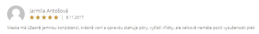 Bahenní maska recenze 1